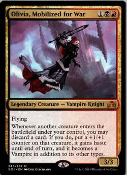 Olivia, Mobilized for War - M - Shadows over Innistrad - 248 - NM - Regular - Image 1