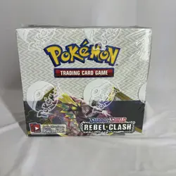 Factory Sealed Sword & Shield Rebel Clash Pokemon Booster Box 36 Packs English - Image 1