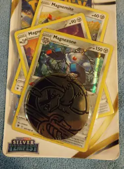 Pokemon: Silver Tempest Checklane Blister w/ Foil Promo Magnemite Magnezone - Image 5