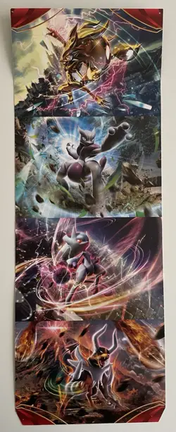 Pokemon XY Breakthrough Mega Mewtwo X Elite Trainer Box ETB Cover/Poster - Image 2