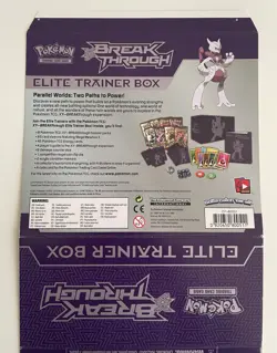 Pokemon XY Breakthrough Mega Mewtwo X Elite Trainer Box ETB Cover/Poster - Image 5