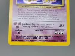 Pokemon Alakazam 1/102 Base Set Unlimited Holo LP sc - Image 5