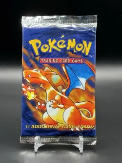 Pokemon Base Set Booster Pack - Charizard Artwork - 1999 WOTC Unweighted - Image 1