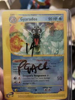 Pokemon TCG 2003 Gyarados Skyridge Near Mint 11/144 Non-Holo - Image 1