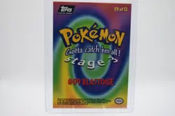 1999 Blastoise Topps Pokemon Movie Edition Black Logo E9 of 12 Non Holo - Image 2