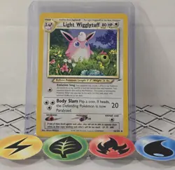 Pokemon TCG Light Wigglytuff 54/105 Neo Destiny 2000 LP - Image 1