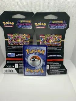 Pokemon Phantasmal Flames Sleeved Booster Pack X2 With Mega Gengar EX 056 NM - Image 2