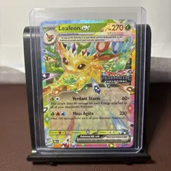 2025 Pokemon Prismatic Evolutions Leafeon ex Surprise Box Exclusive #006/131 - Image 1