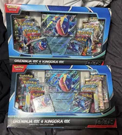 Pokemon Greninja ex & Kingdra ex Special Collection - New & Sealed - 2 Boxes - Image 1