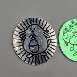 1999 Chansey & Vileplume Pokemon Coin Set WotC Vintage Damage Counters - Image 3