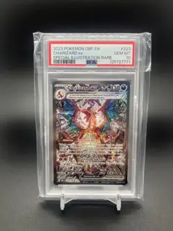 2023 Pokemon OBF EN Charizard Ex Special Illustration Rare #223 PSA 10 - Image 1
