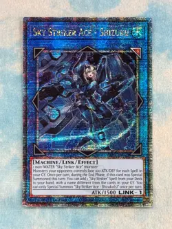YUGIOH SKY STRIKER ACE - SHIZUKU QUARTER CENTURY SECRET RARE NM RA03-EN237 - Image 1