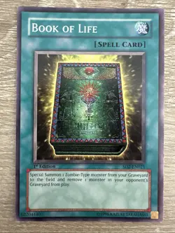 Yu-Gi-Oh Book of Life Common 1st Edition LP SD2-EN021 - Image 1