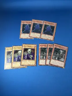 YUGIOH 3X KING OF THE SKULL SERVANTS TLM-EN032 COMMON 1st Ed + Wightmare - Image 1