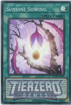 Yugioh BODE-EN065 Sunvine Sowing Super Rare 1st Edition NM/LP - Image 1