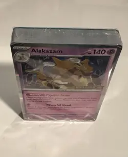 Mega Evolution Build and Battle Alakazam 003 Promo Card and Deck SEALED Pokemon - Image 2