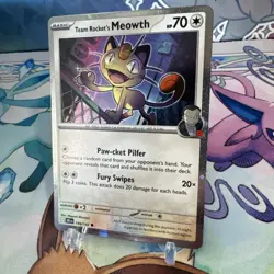 Team Rocket's Meowth (Cosmos Holo) 149/182 Miscellaneous Cards & Products Holo - Image 3