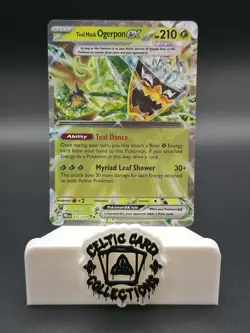 Pokemon TCG Teal Mask Ogerpon EX Double Rare Prismatic Evolutions Card 012/131 - Image 1