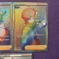 Lot Of 5 Secret Rainbow Trainer Pokemon Cards Mint - Kabu Klara Bede Piers Breed - Image 4