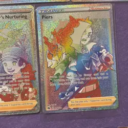 Lot Of 5 Secret Rainbow Trainer Pokemon Cards Mint - Kabu Klara Bede Piers Breed - Image 5