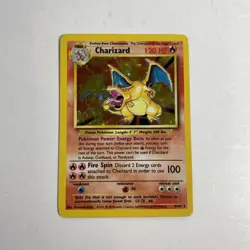 1999 Pokemon TCG Charizard 4/102 Holo Rare Base Set Unlimited Card - Image 3
