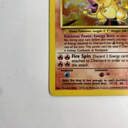 1999 Pokemon TCG Charizard 4/102 Holo Rare Base Set Unlimited Card - Image 5