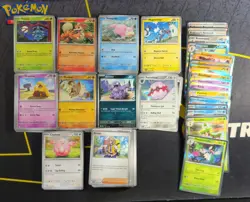 Scarlet & Violet Base Set - Complete Common Uncommon Rare No ex 186 Cards - Image 1