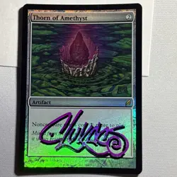 MTG Foil Thorn Of Amethyst Lorwyn Signed By The Artist Chuck Lukacs 1 of 2 - Image 3