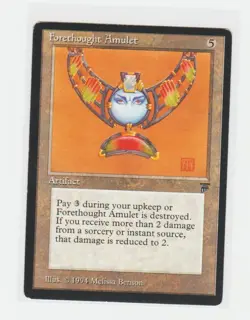 Magic the Gathering ~ MTG ~ 1x Forethought Amulet ~ LEGENDS ~ LP - Image 1