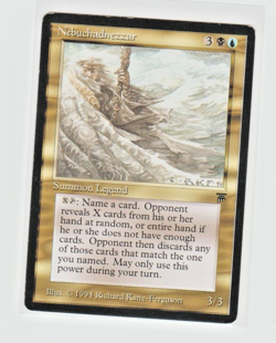 Magic the Gathering ~ MTG ~ 1x Nebuchadnezzar ~ LEGENDS ~ LP - Image 1