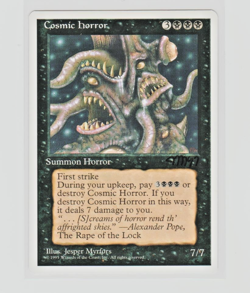 Magic the Gathering ~ Cosmic Horror ~ M/NM ~ 4th Ed. ~ SIGNED BY ARTIST - Image 1