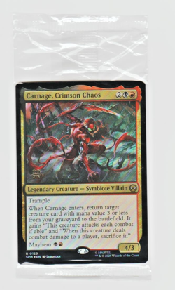 Magic the Gathering ~ MTG ~ 1x Carnage, Crimson Chaos ~Prerelease Foil ~ Sealed - Image 1