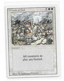 Magic the Gathering ~ MTG ~ 1x Wrath of God ~ M/NM ~ REVISED - Image 1