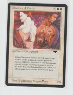 Magic the Gathering ~ MTG ~ 1x Martyrs of Korlis ~ HP ~ Antiquities - Image 1