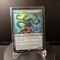 MTG Mossborn Hydra 107 Foil Rare Foundations FDN - Image 1