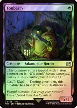 NM Foil Tonberry, MTG, Final Fantasy, Magic the Gathering, 122 - Image 1