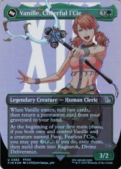 MTG Vanille, Cheerful l'Cie (Borderless) (392) | NM Foil | Final Fantasy {FIN} - Image 2