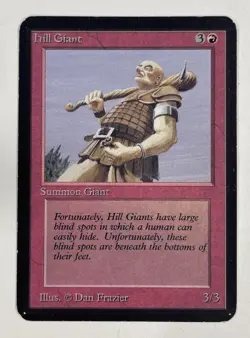 Hill Giant Alpha MP Moderate Play MTG Magic The Gathering - Image 1