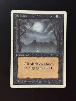MTG - Bad Moon - Unlimited 2nd Edition - 1x HP (Magic: The Gathering) - Image 1