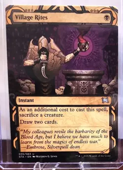 MtG Village Rites Strixhaven: Mystical Archives Regular - Image 1