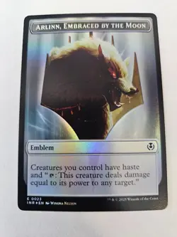 MTG FOIL Arlinn, Embraced By The Moon || Wolf Double Side- Innistrad Remastered - Image 1