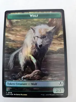 MTG FOIL Arlinn, Embraced By The Moon || Wolf Double Side- Innistrad Remastered - Image 2