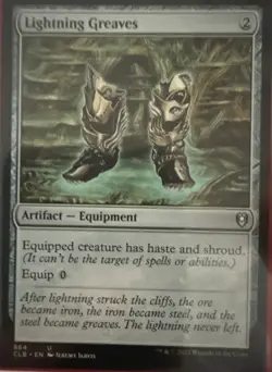 Lightning Greaves Commander Legends: Battle for Baldur's Gate Regular - Image 1