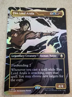 Fire Lord Azula - #313 Foil (Borderless) Avatar: The Last Airbender - Mtg - Image 1