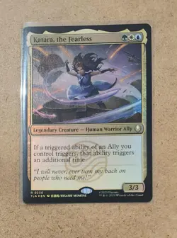 MtG TCG: Avatar TLA, Katara, the Fearless FOIL #0230 Rare - Image 1