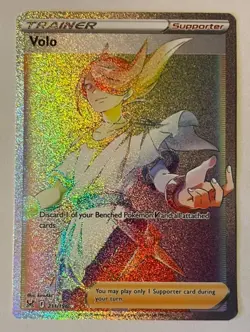 Volo 211/196 SWSH11: Lost Origin Holo Secret Rare Pokemon TCG (NM) - Image 1