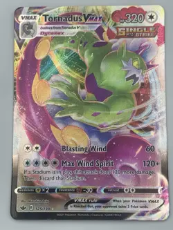 Pokemon TCG Tornadus VMAX Sword & Shield Chilling Reign 125/198 Ultra Rare LP - - Image 2