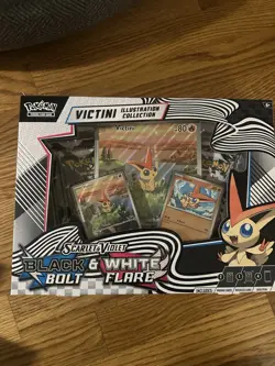 Pokemon TCG: Black Bolt And White Flare Victini Illustration Collection (x6) - Image 3