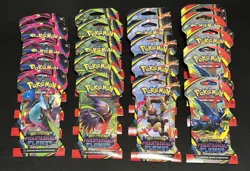 Pokemon ME02 Mega Evolution Phantasmal Flames Sleeved Booster Pack Lot of 20 - Image 1