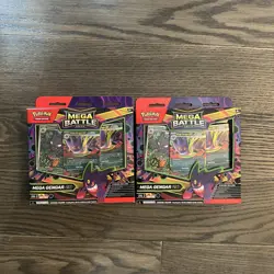 Pokemon Mega Gengar EX Battle Deck Haunter Promo NEW Phantasmal Flames x2 - Image 1